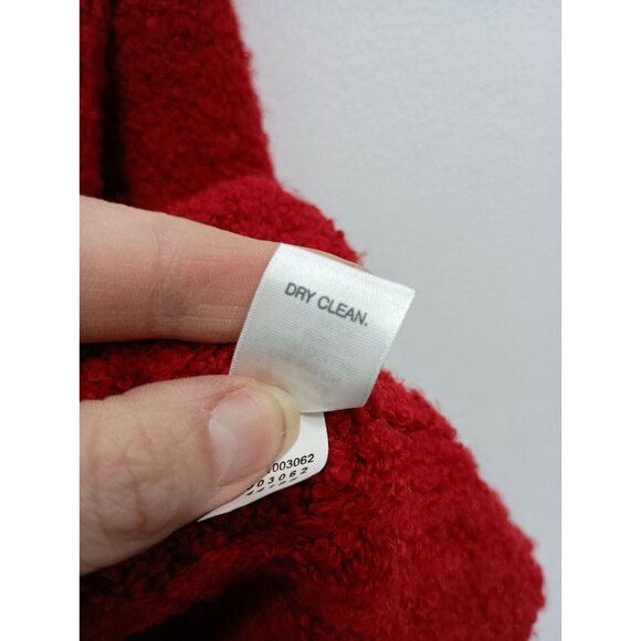 J.Jill Pure Jill Womens Wool Blend Sweater Medium Petite Red Pullover Timeless - Picture 6 of 8